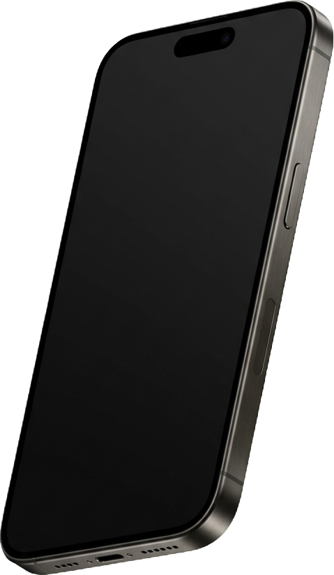 Dark Titanium iPhone 16 Pro Dynamic Floating Render